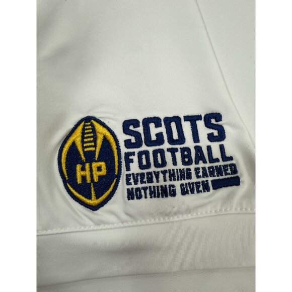 Mizzen Main Mens Versa Golf Polo Sz Small Highland Park Dallas Scots HP Football - Picture 4 of 11